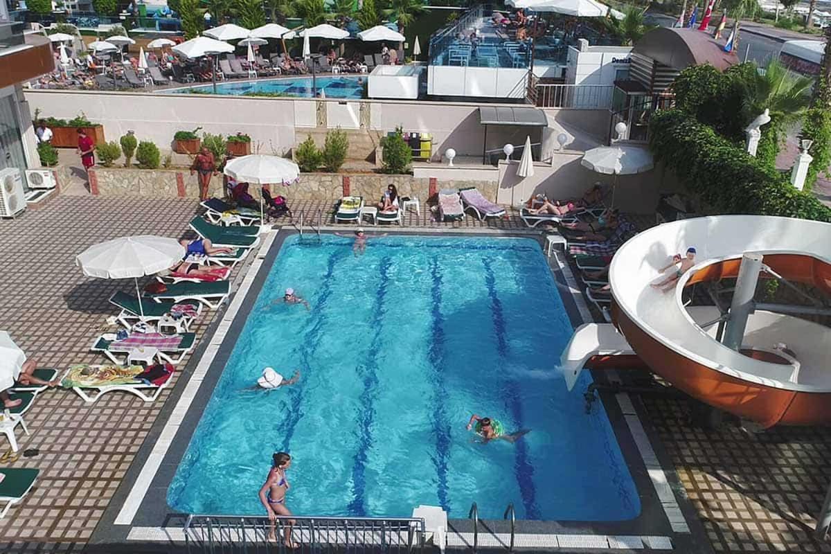 Club Bayar Beach Hotel Alanya Exterior foto